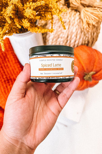 Spiced Latte Essential Oil Small Tin Candle
