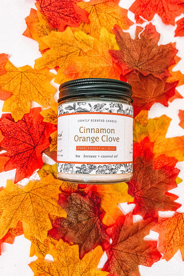 Cinnamon Orange Clove Essential Oil Jar Candle